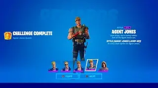 How to Unlock ALL AGENT JONESY STYLES (Jump 15 + 23 + 31 + 42 + 88) - Fortnite Chapter 2 Season 6