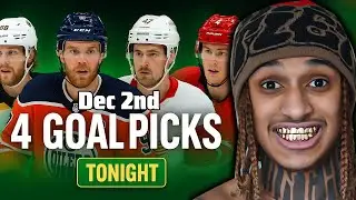 NHL Goal Scorer Predictions for 12/2/25! 💰 My Favorite Picks