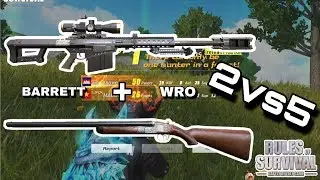 Duo vs Fireteam 20 Kills!! Barrett & WRO Full Gameplay / Rules of Survival / Ep 46