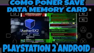 PLAY 2 EN ANDROID COMO AGREGAR SAVE DATA MEMORY CARD