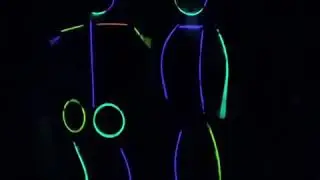 Quarantine glow stick girls #azzential