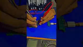 mobile charging jack hot testing