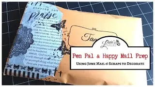 USING JUNK MAIL & SCRAPS FOR HAPPY MAIL | LIVIE'S LOVELIES