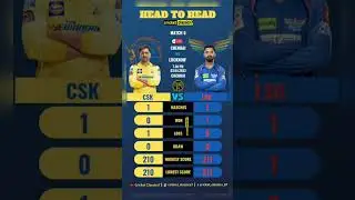 Chennai (CSK) vs Lucknow (LSG) Head to Head | Tata IPL 2023 #shorts