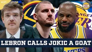 Inside Nuggets & Lakers Locker Rooms After LeBron Calls Jokic a 