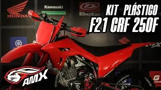 COMO INSTALAR KIT PLASTICO F21 CRF 250 AMX ACESSORIOS