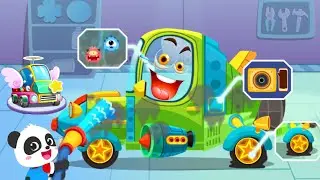 Little panda's vehicles repair Shop | New hindi cartoon | Cartoon | Animation