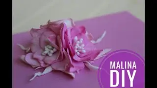 Фантазийные цветы из фоамирана|DIY|Fantasy foam flowers/gifts box decoration