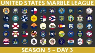 United States Marble Race League Season 5 Day 3 Marble Race in Algodoo