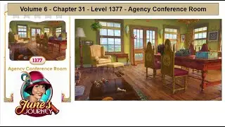 June's Journey - Vol 6 - Chap 31 - Level 1377 - Agency Conference Room (Complete Gameplay, in order)