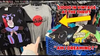 My RAREST T-shirt Haul EVER? Indiana Snow Storm Thrifting!