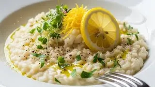 Risotto al Limone &mdash; zesty lemon, creamy Arborio