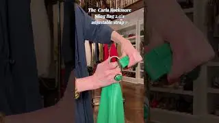 How To Make Your Bag Adjustable || Carla Rockmore Sling Bag #fashiontips #tipsandtricks