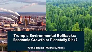 🌍 #donaldtrump Trump's Environmental Rollbacks: Economic Growth or Planetary Risk? 💸🌳