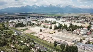 Popradské stavby - júl 2022 - Nové Nábrežie, Karpatská, Active Zone, Barbora, Merťuky, Panorama