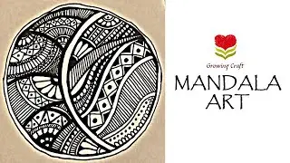 Best how to draw MANDALA ART for beginners I Step by step tutorial