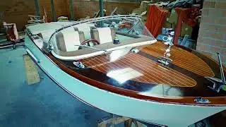 Mahagoni Holzboot Restauration, Refit, Caminada Werft