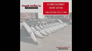 October 2024 Online Equipment Consignment Auction