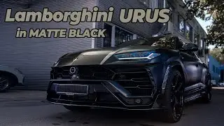 2022 Lamborghini Urus MANSORY Wrapped in Satin Black