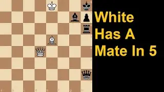 White Is Down Materially But Can Still Win!