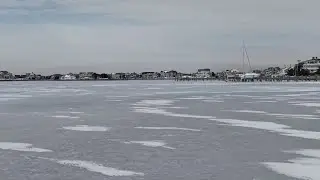First responders warn not to walk on bodies of water that appear frozen