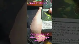 First pack from box 1