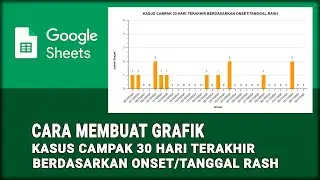 CARA MEMBUAT GRAFIK KASUS CAMPAK 30 HARI TERAKHIR BERDASARKAN ONSET MENGGUNAKAN GOOGLE SHEETS