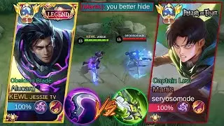 GLOBAL ALUCARD VS CAPTAIN LEVI GLOBAL MARTIS🔥 | WHO IS THE STRONGEST FIGHTER? | MUST WATCH!