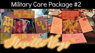 NeselleVlogs: My 2nd Military Care Package for Hubs! | Thanksgiving Edition