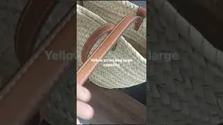 Yellow straw bag large capacity#strawbag