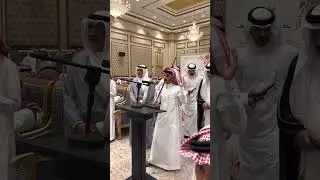 تسليمة الشاعر فيصل ال سابر عند ال غره في زواج اللاعب صالح العمري