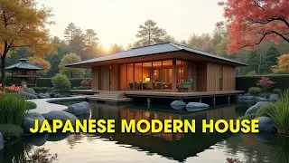Japanese modern house - AI dream house