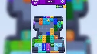Color Block Jam Level 257 Walkthrough Solution