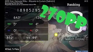 *LIVEPLAY* New top play! 270pp | Mizuoto to Curtain [Sabishii]