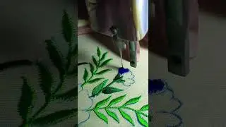 flower embroidery design 🌿🌺🌿🌿🌺🌿🌿🌺🌿 zigzag stitch