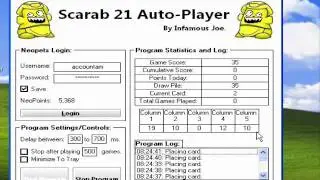 Scarab 21 AutoPlayer By Infamous Joe