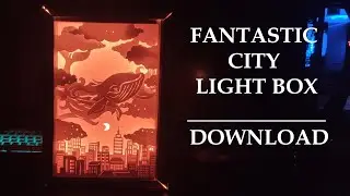 PAPERCUT LIGHTBOX | FANTASTIC CITY LIGHTBOX