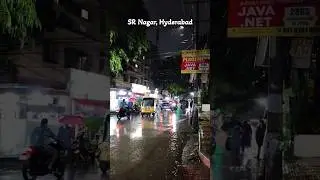 SR Nagar Hyderabad 🌧Rainy Day | Cool Weather Vibes #shorts