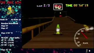 Mario Kart 64 BB 3lap 2'06''10 (NTSC: 1'44