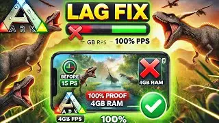 ARK Mobile Lag Fix 🔥 | Best Settings for 4GB RAM (Smooth Gameplay 100% Proof)
