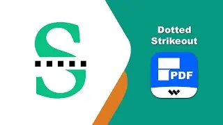 How to Mark Text with Dashed Strikeout in PDF Files in Wondershare PDF Editor