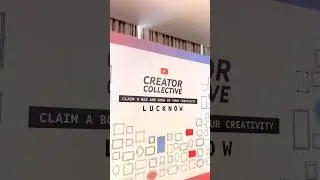 YouTube Creator Collective 2025 #lucknow #youtubecreatorcollective #youtubecreator #event #shorts