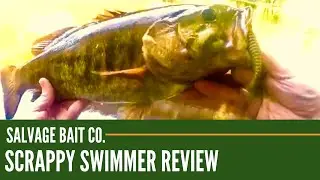 Salvage Bait Co. Scrappy Swimmer Fishing Lure Review// 100% Recycled Bait// Eco Friendly Fishing