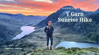 Y Garn | Snowdonia | Eryri | Sunrise Hike | Solo Hiker | Winter Sunrise | Mountain Days