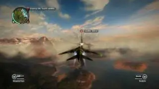 Just Cause 2 - Blowing up space ship in mid-air!