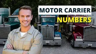 Motor Carrier Numbers 🚚 Interstate Operating Authority And Unique Identifier Assigned