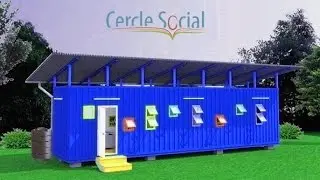 Mobile shipping container classroom