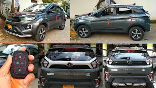 Tata Nexon XZ+ ABS Bumper, Scuff Plate, Diffuser, Bucket Seat Cover, Matte Black Wrap, TATA NEXON