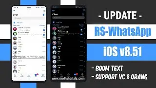 WhatsApp iPhone 2020 || RS WhatsApp iOS v8.51 Hadir Tampilan Paling Keren & Kece