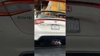 2024 Civic Type-R Dyno Results w/ PLM&rsquo;s full titanium CATBACK exhaust! #shorts #dyno #typer